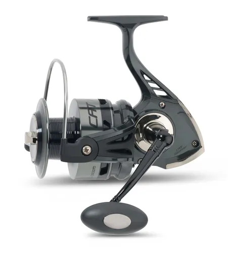 Uni Cat Cat Rewinder III 8000 Welsrolle - Angelrolle für Großfische, ideal für Wels- und Aalangeln, mit 6 Kugellagern und 215m Schnurkapazität für maximale Leistung.