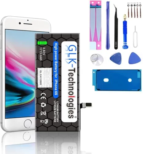 High Power Ersatzakku kompatibel mit iPhone 6S | Original GLK-Technologies Battery | accu | 1715 mAh Akku | inkl. Werkzeug Set Kit Neu