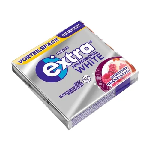 Wrigley's Extra Professional White Himbeere Granatapfel Vorteilspack 3 x 10 Stück