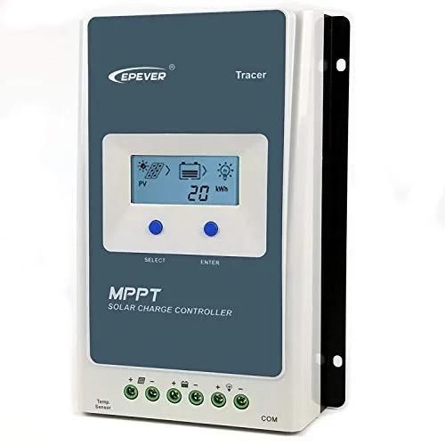 Qaurora MPPT Solar Ladegerät Tracer AN Serie 10A/20A/30A/40A mit 12V/24V DC Automatische Identifizierung Systemspannung (20A)