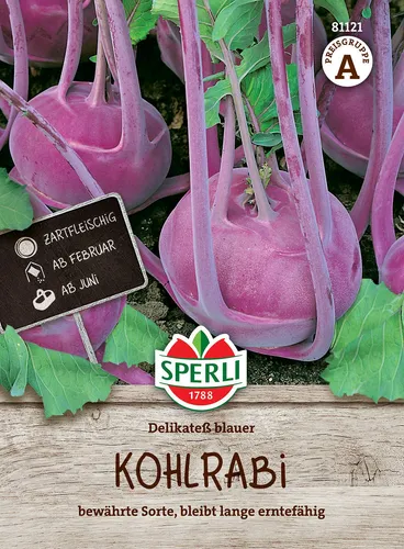 Mein schöner Garten DE SPERLI's Kohlrabi-Samen 'Delikateß' EH001639-001