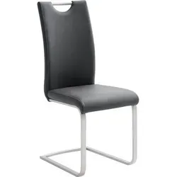 Novel Schwingstuhl Schwarz mit Edelstahlgestell von Novel