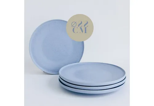 NAKOA Dessertteller NAKOA Keramik Desserrteller 4er Set, Kleine Teller, 22,5x2,5 cm