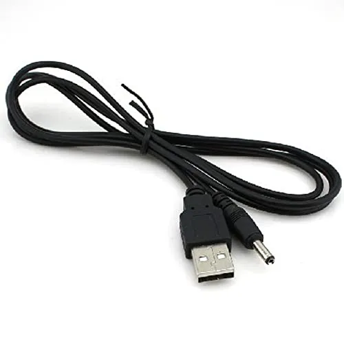USB Stromkabel auf DC Hohlstecker 3.5x1.35mm 5V 80cm