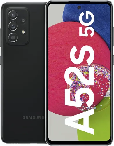 Samsung G A52s 6 128 Blac SM-A528BZKDEUB schwarz - Simlockfreies Smartphone mit 64 MP Kamera, 6,5 Zoll Super AMOLED Display und wassergeschützt