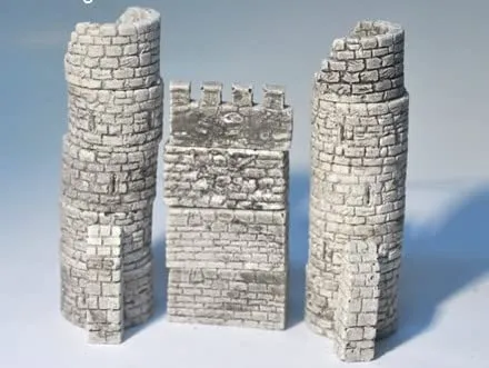 menta-modellbau Doppelturm Falknersberg, Bausatz, Spur N