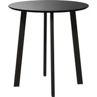 HOMCOM Esstisch mit abgeschrägten Beinen - Moderner Küchentisch in Schwarz - Eleganter Esstisch für kleinere Küchen mit robuster Metallbeinen und schützenden Fußkappen. Ideal für gemütliche Abende zu zweit, perfekt kombinierbar mit modernem Design.