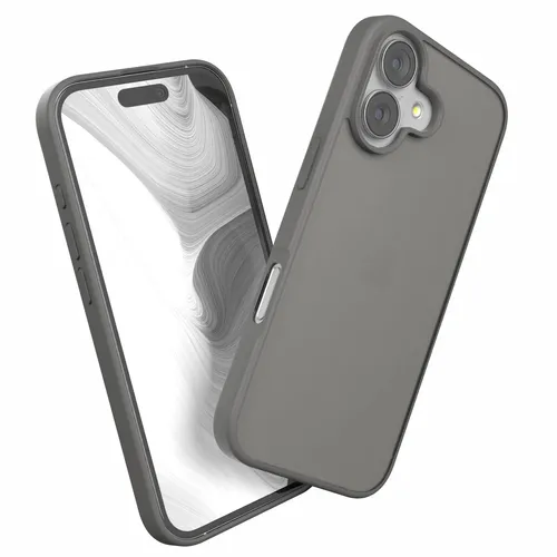 Outdoor Hülle für iPhone 17 Handyhülle mit Rand Case Cover Kameraschutz Grau