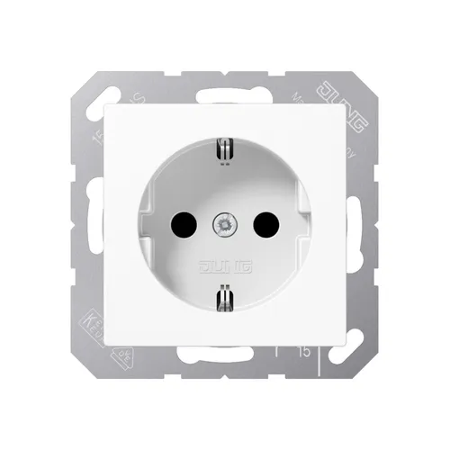 Jung Schuko-Steckdose alpinweiß A1520WW in weiß von Jung