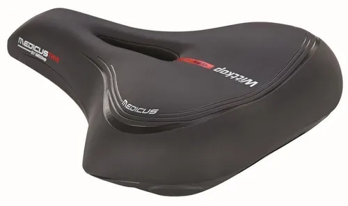 Prophete MEDICUS Gesundheitssattel - Fahrradsattel mit ergonomischem Design, Geleinlage und Elastomerdämpfung für maximalen Komfort und optimale Druckverteilung, ideal für lange Cityfahrten.