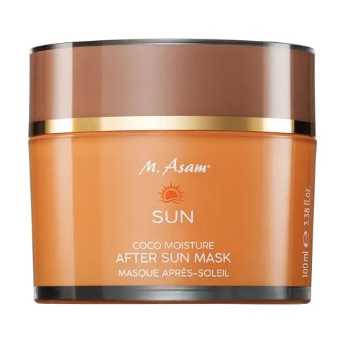 M Asam SUN Coco Moisture After Sun Gesichtsmaske (100 ml) – Gelmaske Für Gesicht, Hals & Dekolleté, Für Sonnengereizte Haut, Aloe Vera & Hyaluronsäure Spenden Feuchtigkeit, Vegane Gesichtspflege