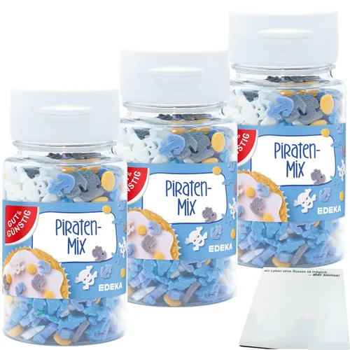 Gut&Günstig Streudekor Meer Piraten-Mix 3er Pack 3x57g usy Block