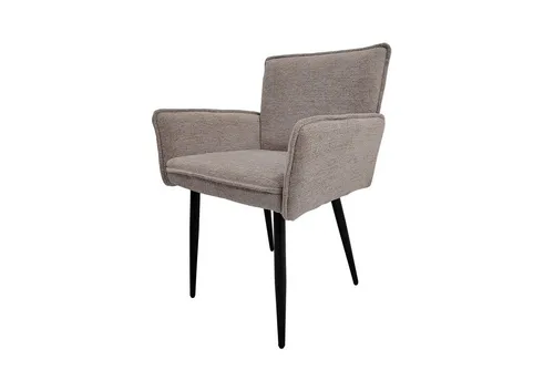 HTI-Living Esszimmerstuhl Mesilla Braun – Moderner Retro-Charme - Der stilvolle Esszimmerstuhl Mesilla in Chenille-Optik überzeugt durch bequeme Polsterung und hohe Armlehnen. Perfekt kombinierbar mit der Serie Mesilla, bietet er hohen Sitzkomfort und Stabilität.