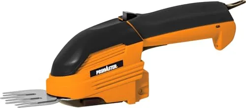 Primaster Akku Grasbuschschere PMGBS 7222 - 7,2 V für präzise Schnitte - Heckenscheren mit 7,5 cm Schnittbreite, kabellos und inklusive Akku und Ladegerät für müheloses Arbeiten im Garten.