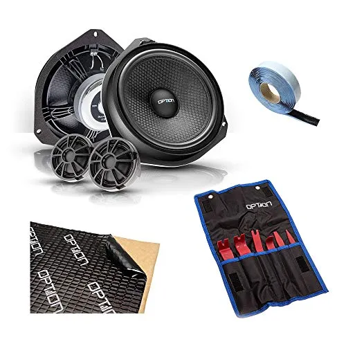 DUCATO AIR Lautsprecher-Komplettset für FIAT Ducato, Peugeot Boxer, Citroen Jumper - Car-HiFi-Lautsprecher mit 100% Plug & Play System, verbessert das Sounderlebnis und ermöglicht eine einfache Selbstmontage mit Werkzeug und Alubutyl Dämmung.