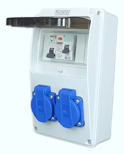 RoadEu Stromverteiler 230V mit Fi Schutzschalter