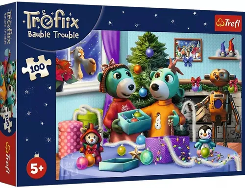 Puzzle 100 elementów. Rodzina Treflików. Święta Rodziny Treflików 5900511164831