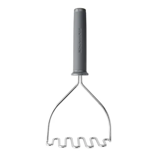 KitchenAid Soft Grip Kartoffelstampfer - Holzkohle Grau