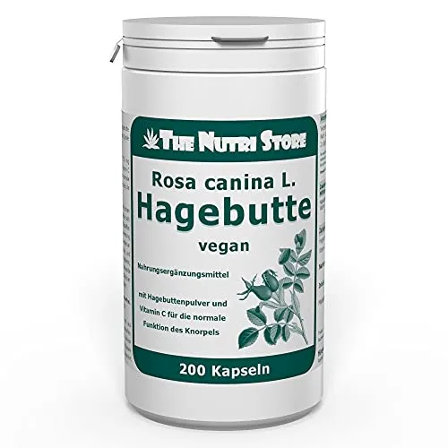 Hagebutte 750 mg Rosa canina L. vegane Kapseln 200 Stk.