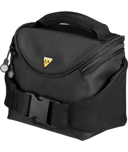 Topeak Lenkertasche Compact Handlebar Bag für Fahrräder in der Farbe Schwarz, 2L, 15002014