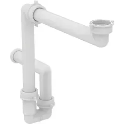 Ideal Standard Raumsparsiphon für Waschtischunterschränke EE23033967 - Sanitärinstallation, platzsparendes Design für effiziente Nutzung von Waschtischunterschränken