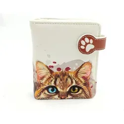 Katzenbörse mit Reißverschluss & Fotofenster – Stilvolle Mädchenbörse