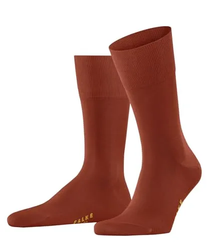 FALKE Herren Socken Tiago M So Fil d´Écosse Baumwolle einfarbig 1 Paar, Orange Red Clay 8095, 39-40