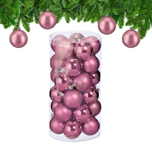 Weihnachtskugeln Christbaumschmuck Weihnachtsbaumkugeln Baumschmuck 30er Set