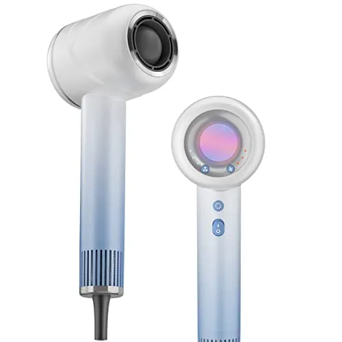 Ionen Haartrockner, 1800W Ultra Power,Föhn Schnell Trocknend Professioneller,mit 3 Geschwindigkeits- und 4 Hitzeeinstellungen,mit 1 Abnehmbaren Diffusor