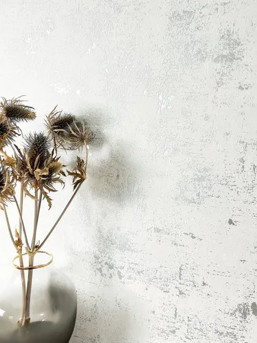 Newroom Vliestapete Kiba White Beton Modern FSC® in weiß von Newroom