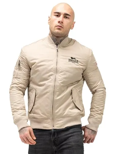 Lonsdale Bomberjacke Tern Hill in Braun, Größe S - Funktionsjacke aus 100% windabweisendem Polyamid, ideal für sportliche Aktivitäten oder lässige Freizeitlooks. 5 praktische Taschen und slim-fit Passform bieten Funktionalität und Stil.
