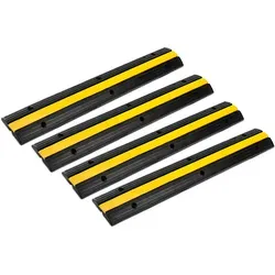 Pronomic Kabelkanal 1-100N Kabelbrücke 1-Kammer - Belastbar bis 7,5 t - Kabelkanäle für sichere Veranstaltungen! Die Pronomic Kabelbrücke schützt Kabel vor Abrieb und minimiert Stolpergefahr, ideal für Events und schwere Fahrzeuge.