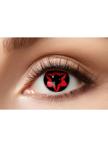 Metamorph Motivlinsen Mangekyu Sharingan in schwarz von Metamorph