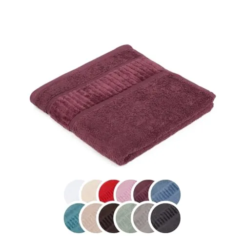 liebling Handtuch Bio Baumwolle, Serie Organic, 500 gr. / m², 50 x 100 cm, 60 Grad, saugstark, schnelltrocknend, Farbe: Beere