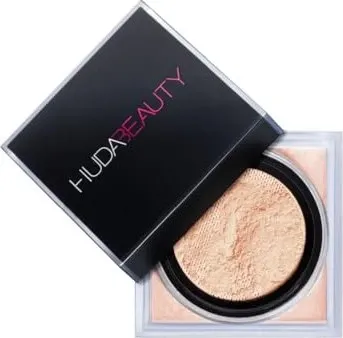 Huda Beauty Loose Baking & Setting Powder PEACH PIE 20g - Puder für das Gesicht, sorgt für mattierte Haut und kontrolliert Glanz, ideal für einen natürlichen Look und langanhaltende Ergebnisse.