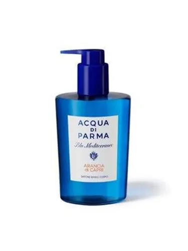 Acqua di Parma Blu Mediterraneo Arancia Di Capri Hand & Body Wash - Körperpflege mit luxuriösem Duft von sonnengereiften Zitrusfrüchten. Sanfte Reinigung und langanhaltende Feuchtigkeit dank Glycerin für seidig weiche Haut.