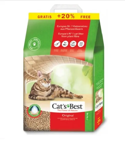 L JRS Cat’s Best Original Katzenstreu Klumpstreu + 20% FREE 10