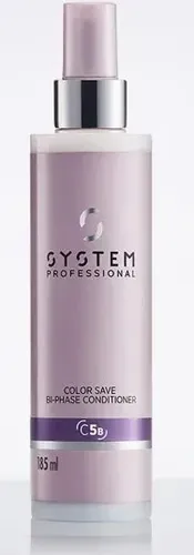 System Professional Lipid Code Color Save Bi-Phase Conditioner 185ml - Conditioner für coloriertes Haar, schützt vor Verblassen und Farbverschiebung, verbessert die Kämmbarkeit und bewahrt die natürliche Proteinstruktur.