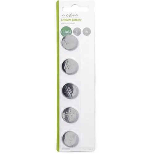 Nedis KNOPFZELLENBATTERIE CR 2032 3V / NEDIS BALCR20325BL/5STK BALCR20325BL