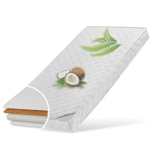 Babymatratze KOKOS 70x140 cm mit Aloe Vera-Bezug von Kids Collective