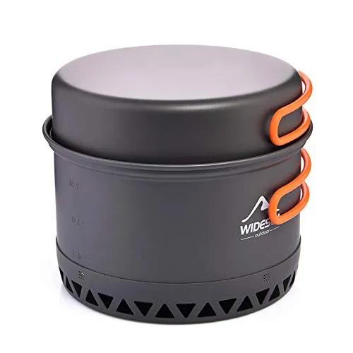 Widesea Camping Kochgeschirr Set in grau von widesea