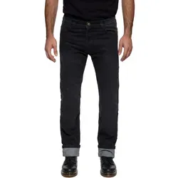 King Kerosin Kustombuilt Black Motorrad Textilhose, Größe 36 für Männer - Robuste Motorradjeans im Regular Fit für optimalen Tragekomfort. Ideal für den täglichen Einsatz auf dem Bike. Verleiht deinem Look einen authentischen Touch!