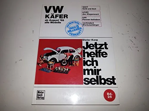 VW Käfer Reparaturanleitung 1200-1303 S - Umfassende Anleitung für alle VW Käfer Modelle ab August '69, ideal für DIY-Reparaturen und Wartung - Expertenrat von Albrecht G. Thaer und Hans-Peter Lange.