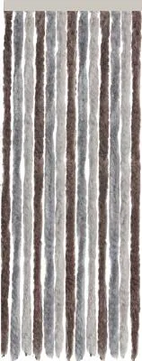 Brunner Acapulco Flauschvorhang, 56x185cm, grau/braun von Brunner