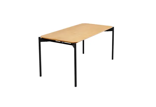 riess-ambiente Couchtisch DESIGNO 90cm braun/schwarz - Couchtisch im Retro-Stil mit stabiler MDF-Tischplatte und robusten Metallbeinen, ideal für puristische Wohnräume und vielseitig einsetzbar.