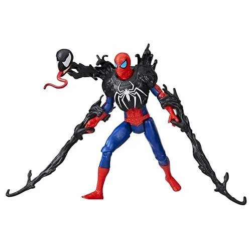 SPIDER-MAN-Man-MAN-Man-Man Marvel VenomVersus Epic World of Action Deluxe Figur mit Zubehör, 10,2 cm Superhelden-Spielzeug für Kinder ab 4 Jahren