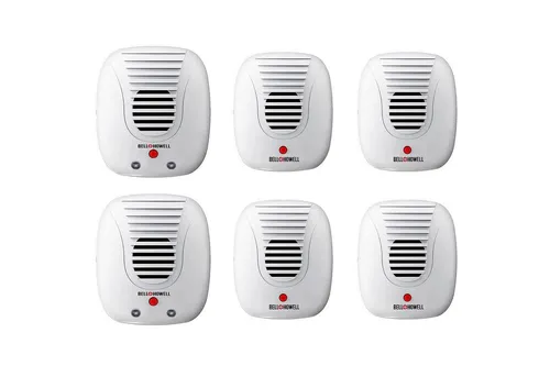 HAC24 Ultraschall-Tierabwehr 6-tlg. mit Nachtlicht - Effektive Schädlingsabwehr für Mäuse, Ratten und Ungeziefer. Ideal für den Innenbereich, unbedenklich für Menschen und Haustiere. Praktisches 3er Set, eines mit Nachtlicht für Kinderzimmer.