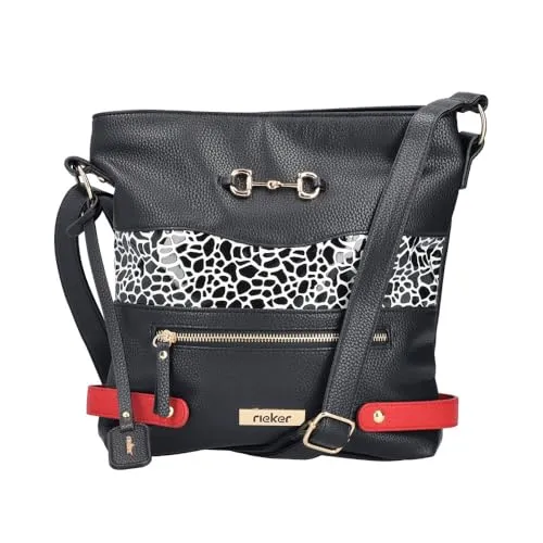 Rieker Damen H1517 Handtasche in schwarz von Rieker