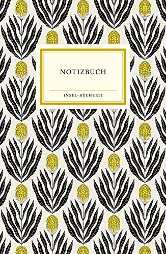 Notizbuch Insel-Bücherei »Goldene Protea«: Hardcover, A6, Blanko, 96 Seiten | Ein wunderbares Geschenkbuch zum Schreiben, Notieren, Skizzieren und Zeichnen | Kleinformatige Sonderausgabe