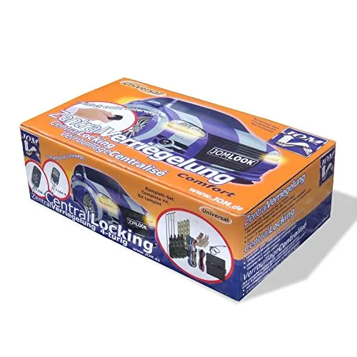 Zentralverriegelung Nachrüsten Universal Car Türschloss mit 2 Fernbedienungen - Schlösser & Verriegelung – Einfache Installation ohne Bohren, ideal für zahlreiche Fahrzeugmodelle, inklusive 2 Fernbedienungen für mehr Komfort.